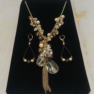 Party necklace/earrings set